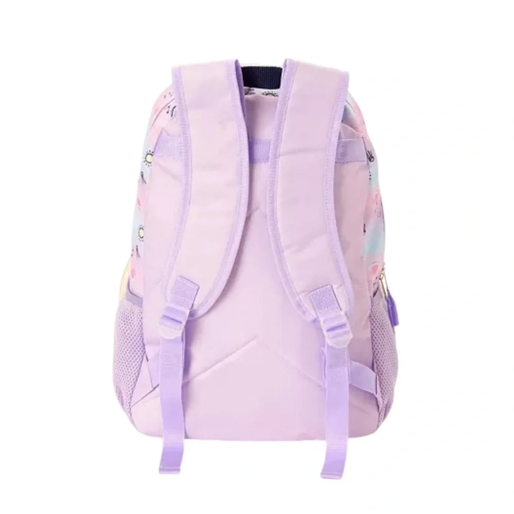 NWT InMocean Girls Pastel Space Backpack with Water Bottle‎ & Stationery Set